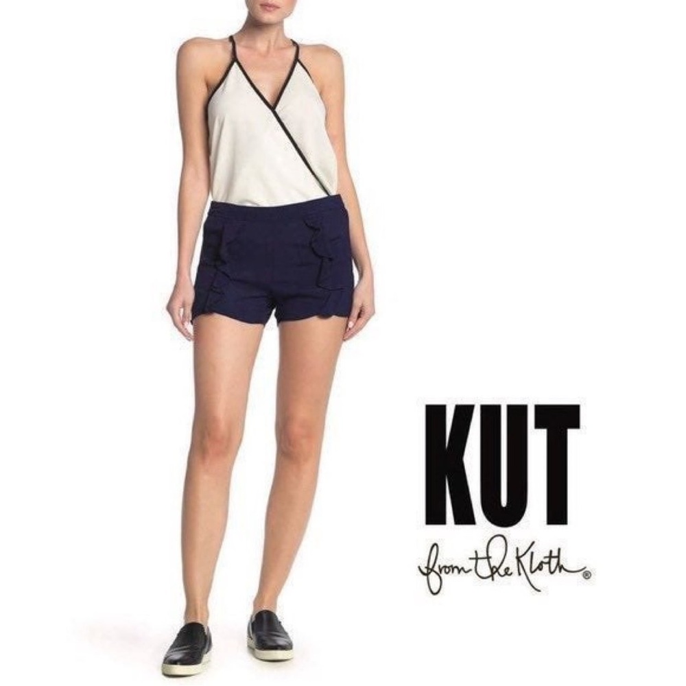 KUT from the Kloth Ruffle Detail Shorts